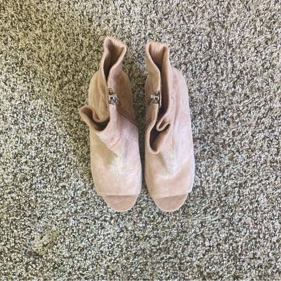 Vince Camuto Blush Addiena Smocked Cone-Heel Booties - Picture 2 of 5